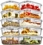Vtopmart 10Pack 22oz Glass Food Sto