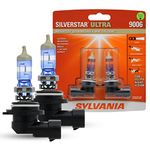 Sylvania 9006SU.BP2 SilverStar Ultra High Performance Halogen Headlight Bulb, (Pack of 2) White