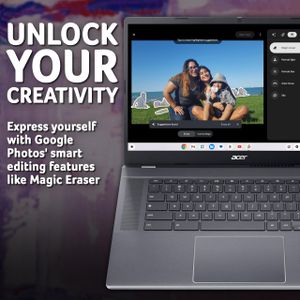 Acer Chromebook Plus 515 Laptop – 8GB RAM, 256GB Storage