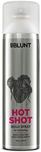 BBLUNT Hot Shot Hold Spray for Instant & Firm Hold - 300 ml
