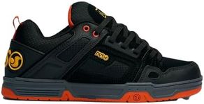 DVS Men's Comanche Skate Shoe (Black Yellow Red, US Footwear Size System, Adult, Men, Numeric, Medium, 9)