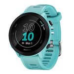 Garmin Forerunner 55 GPS 42mm Running Smartwatch, Easy to use, Lightweight, Training Guidance, Safety & Tracking Features, Aqua