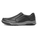 Hush Puppies Men's Fletcher Moccasin, Black, 9 UK