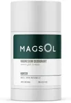 MAGSOL Natural Deodorant for Men - Aluminum Free Deodorant for Men, Baking Soda Free 3.2 oz (Hunter)