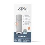 Diaper Genie Complete Diaper Pail Gift Set, Grey - AMAZON EXCLUSIVE - comes with 3 Diaper Pail Refills