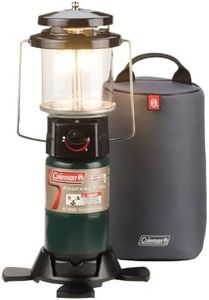 Coleman Deluxe PerfectFlow Propane Lantern with Plush Carry Case, 970 Lumens Lantern with Adjustable Brightness & Carry Case for Easy Packing & Storage, Great for Camping, Power Outage, & More