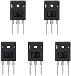 BOJACK IRFP260 MOSFET Transistors IRFP260N 50A 200V N-Channel Power MOSFET IRFP260NPBF TO-247AC (Pack of 5 Pcs)