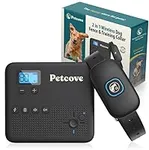 PetCove Wireless Dog Fence & Remote Training Collar, 2.4GHz Non-GPS Fence for Dogs Wireless, 2 in 1 Wireless Dog Fence System, Buzz, Noise, Vibration Collar Electric Fence for Dogs No Wire