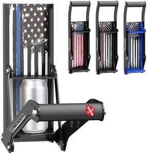 NEWPO Can Crusher Wall Mounted, Beer Can Crusher for Recycling 8oz-16oz Beer Soda Cans,Can Smasher for Recycling Aluminum Seltzer, Bottles, Gadgets for Home - American Flag
