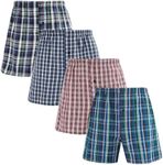 INNERSY Mens Loose Fit Boxers Woven