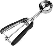 JUNADAEL J Medium Cookie Scoop, 2 Tablespoon Cookie Scoop for Baking, Cookie Dough Scoop, Spring-Loaded Scoop, Comfortable Grip, Non-Slip