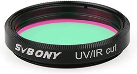 Svbony Filters for Telescopes 1.25", UV/IR Cut Filter Blocking Luminance, Improve Image Sharpness Control Star Bloat, for Color CMOS and CCD Cameras Astrophotography