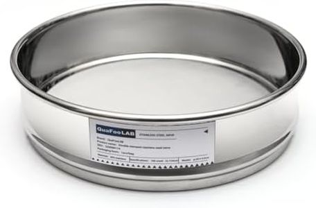 Lab Sieves 300 Mesh, Economy Test Sieve #300 Mesh, 8'' Diameter, 304 Stainless Steel Wire Cloth φ20×4.5cm