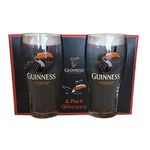 Guinness Toucan 2 Pack Pint Glasses, 1 pint