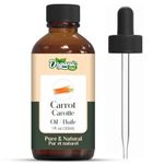 Organic Zing Carrot (Daucus carota) Oil | Pure & Natural Carrier Oil for Skincare, Hair care and Massage - 30ml/1.01fl oz
