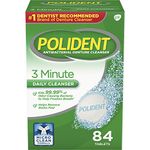 Polident 3 Minute Triple Mint Freshness Antibacterial Denture Cleanser Tablets - 84 CT