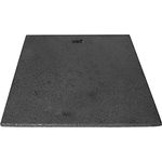 USI UNIVERSAL SUPERTUF Rubber Tiles Ideal For Free Weight Areas, (10mm, Grey, Pack of 1) Cross Training Boxes/Gym, Rubber Exercise Gym Floor & Equipment Mats