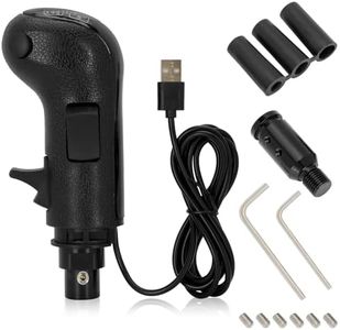 USB Truck Simulator Shifter, Compatible with Logitech G25, G27, G29, G923, Thrustmaster TH8A Shifter, semi shifter for pc,Gear Shift Lever for ATS and ETS2 Games-PC Sim Racing Shifter
