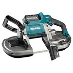 Makita PB002GD101 40V Max Li-ion XGT Brushless Portable Band Saw Complete with 1 x 2.5 Ah Battery and Charger Supplied in a Carry Case