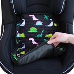 Hygge Sheets® Car Seat Protector for Potty Training | Pushchair Protection from Food and Drinks | No Leaks | Fits Group 1 Toddler Car Seats and Pushchairs | Dinosaur