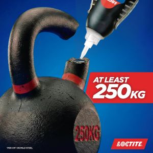 Loctite Super Glue Power Gel – Flexible Non-Drip, Clear, 2x4g