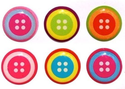 Button Style Home Button Stickers for iPhone 5 4/4s 3GS 3G, iPad 2, iPad Mini, iTouch 6 pieces