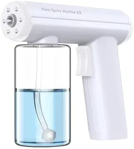 Atomizer Sprayer,Disinfectant Fogger Sanitizer Spray Machine Spray Gun , Electrostatic Sprayer Rechargeable with Blue Light for Touchless Sanitization