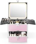 Qislee Makeup Box with Drawer and A