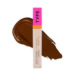 TYPE BEAUTY INC. GET EVEN Lightweight Waterproof Liquid Concealer With Buildable Coverage for Face Makeup | Infused With Vitamin C, Niacinamide & Bakuchiol – Reduces Under Eye Dark Cricles, Dark Spots & Pigmentation | Long Lasting Natural Finish & Crease Free | Women & Men | CINAAMON (60) | 8 ML