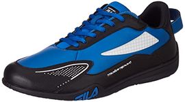 FILA Mens KAIDO BLK/DZG BLU/WHT Motor Sports Shoe 11010571 10
