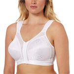 Playtex Women's Front Close with Flex Back Bra, White, 40DD