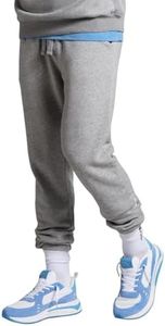MUNICIPAL Men's Gameday Sweatpants, Athletic Gray/White, 2X-Large