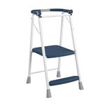 COSCO 2-Step Kitchen Stepper™ Adult Folding Step Stool, Kids Folding Stepper, Navy