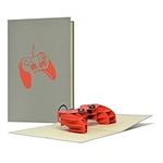Fashion Birthday Card for Boy - Good for Playstation or Computer Game - 3D Pop Up Greeting Card or Birthday Gift for Teens - H25