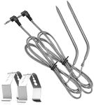 BBQ Future 2-Pack BBQ Grill Meat Temperature Probe for Camp Chef Pellet Grills, Stainless Steel PRO Digital Thermostat Probe