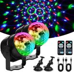 URAQT Disco Ball Light, 2 Pack USB 