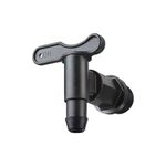 Tildenet 15295888 Water Butt Taps, Black