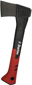 Darlac Small Chopping Axe – Lightweight Garden Axe with a Wedge-Style Head – Ideal for Chopping Logs, Trees and Branches – Built-in Sharpener