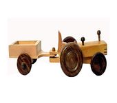 FUTUREZ KEY� Wooden Tractor Trolley Toy for Kids/Moving Toy/for Home Decor