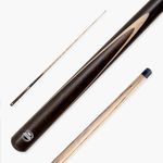 BAIZE MASTER Power Breaker 57 Inch 1 Piece English Pool Break Cue with Ash Shaft and Ebony Butt - 10.2mm Phenolic Tip and Round Butt End – For Breaking Only (Walnut)