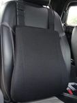 HOMBOX Backrest Pillow, Comfortable Rides, Superior Back & Neck Support Cushion, Relieves Neck Pain, Washable Velvet Cover, Black (Car Backrest Black)