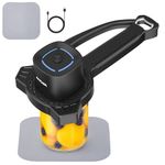 AMOSA Electric Jar Opener with Gripper Pad, Auto-Tighten & Manual Twist Jar Lid Opener, Lid Opener & Bottle Opener for Seniors, Arthritis Sufferers, Weak Hands