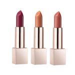 Metallic Shine Lipstick Lip Makeup for Woman Velvet Matte Lipsticks Moisturizing No-Stick Cup Lip Makeup, Long Lasting 24H Waterproof Shine Lip Gloss (#245)