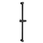 OFFO Shower Riser Rail, 82cm Segmented Wall Mounted Shower Rail Adjustable Distance 50 to 81cm with Handheld Shower Head Holder Replacement for Shower, Matte Black