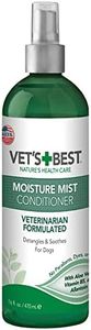 Vet's Best Moisture Mist Dog Dry Skin Conditioner| Dog Conditioner and Detangler Spray | Relieves Itchy Skin, Refreshes & Soothes | 16 oz