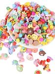 Radhya Accessories 20 pieces Charms Hair Beads for Girls, Beads for Kids, Hair Decoratives, Hair Clip for Girls Valetine's gift