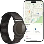 EGLANCLIFM GPS Tracker for Kids, Teen, Special Needs, and Elderly - Real-Time Mini Locator Watch Band with No Monthly Fee - Hidden Tracking Device for iOS - Works with Apple Find My