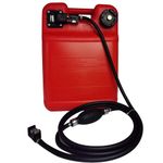 DEF Portable Boat Fuel Tank, 6gal - 24L Outboard Marine Portable Fueling Tank with Hose Connector Replacement for Marine Outboard Motor Plastic Fuel Tank