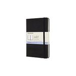 Moleskine Art Sketchbook, Hard Cover, Medium (4.5" x 7") Plain/Blank, Black, 88 Pages