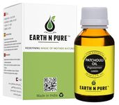 Earth N Pure Patchouli Essential Oil Natural & Therapeutic Grade for Aromatherapy, Skin & Hair Care 50 ml